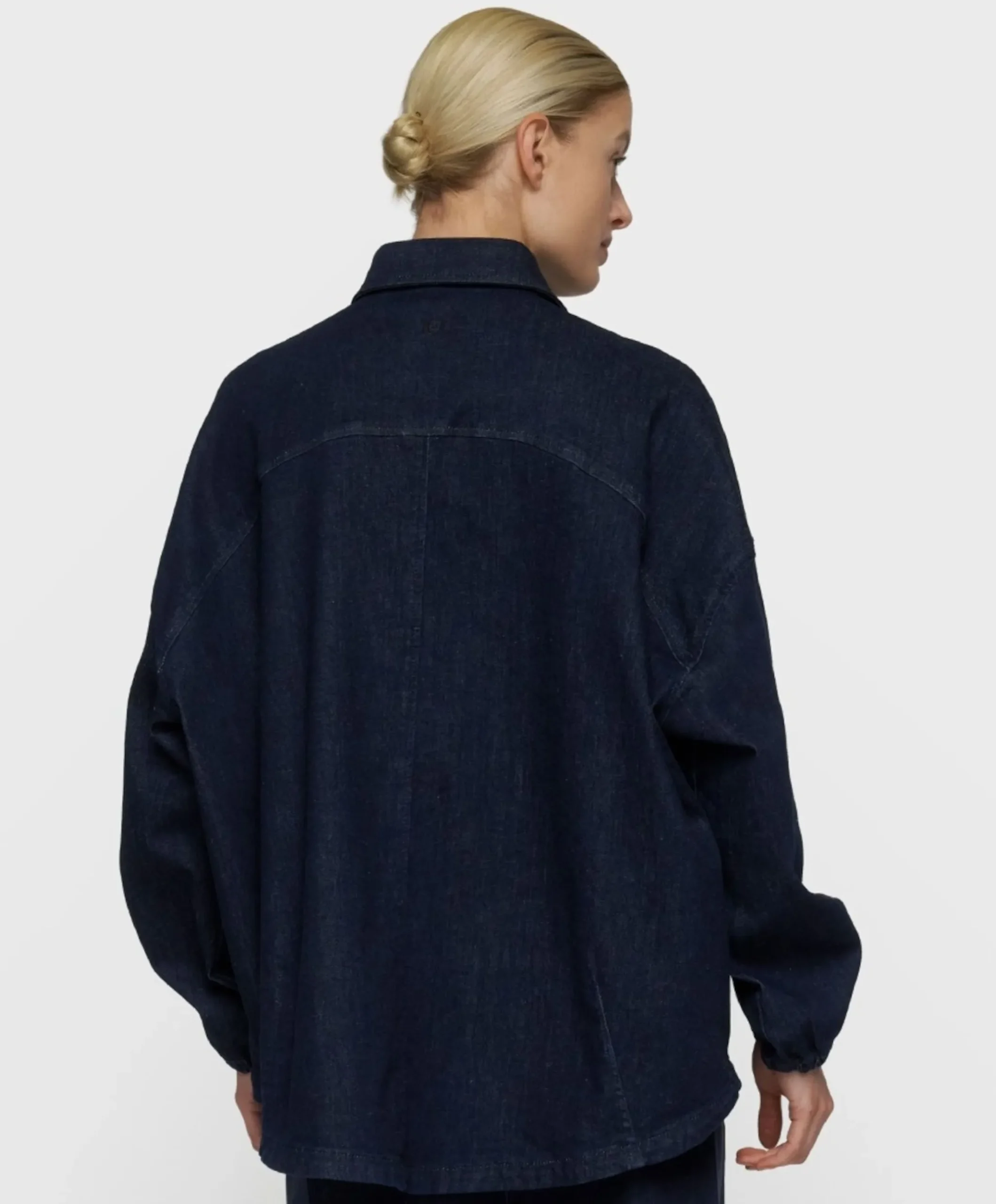 Dames blouse blauw