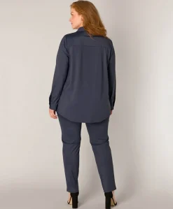 Dames blouse blauw