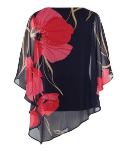 Dames blouse blauw