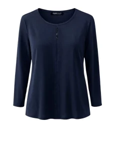 Dames blouse blauw
