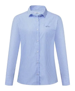 Dames blouse blauw