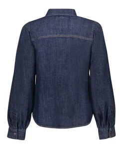 Dames blouse blauw