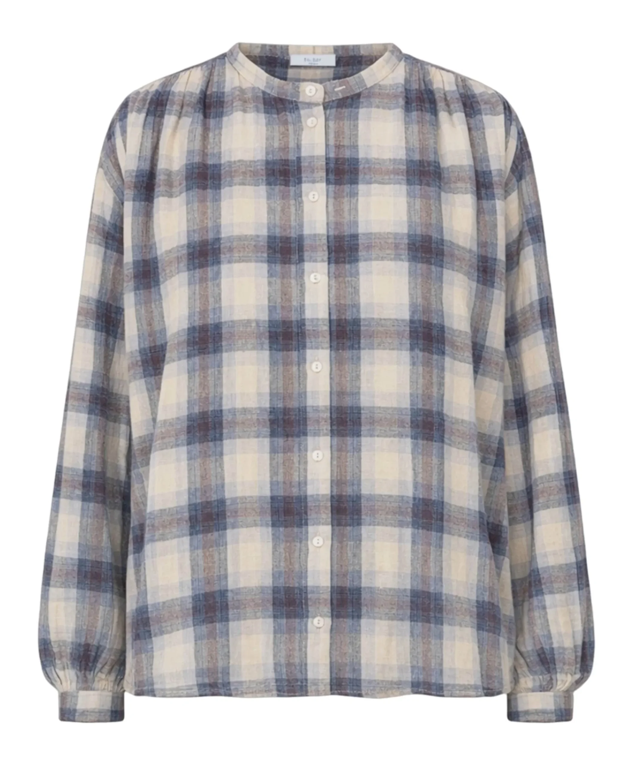 Dames blouse blauw