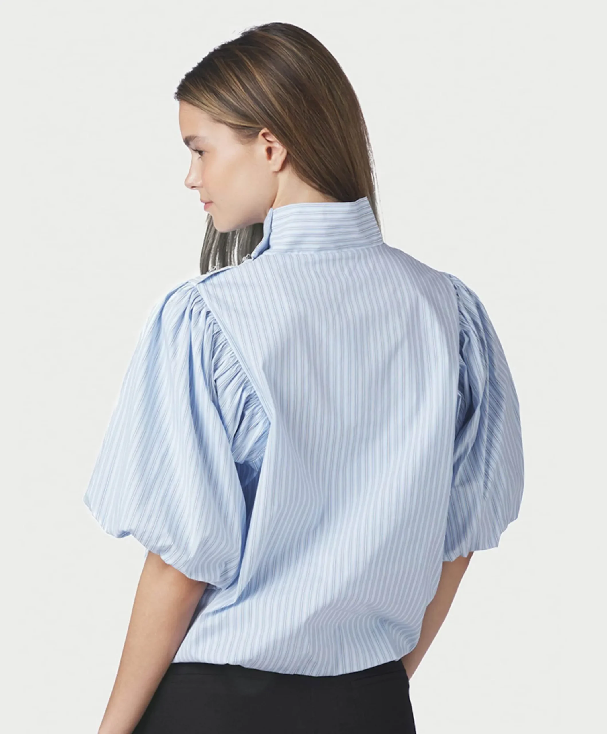Dames blouse blauw