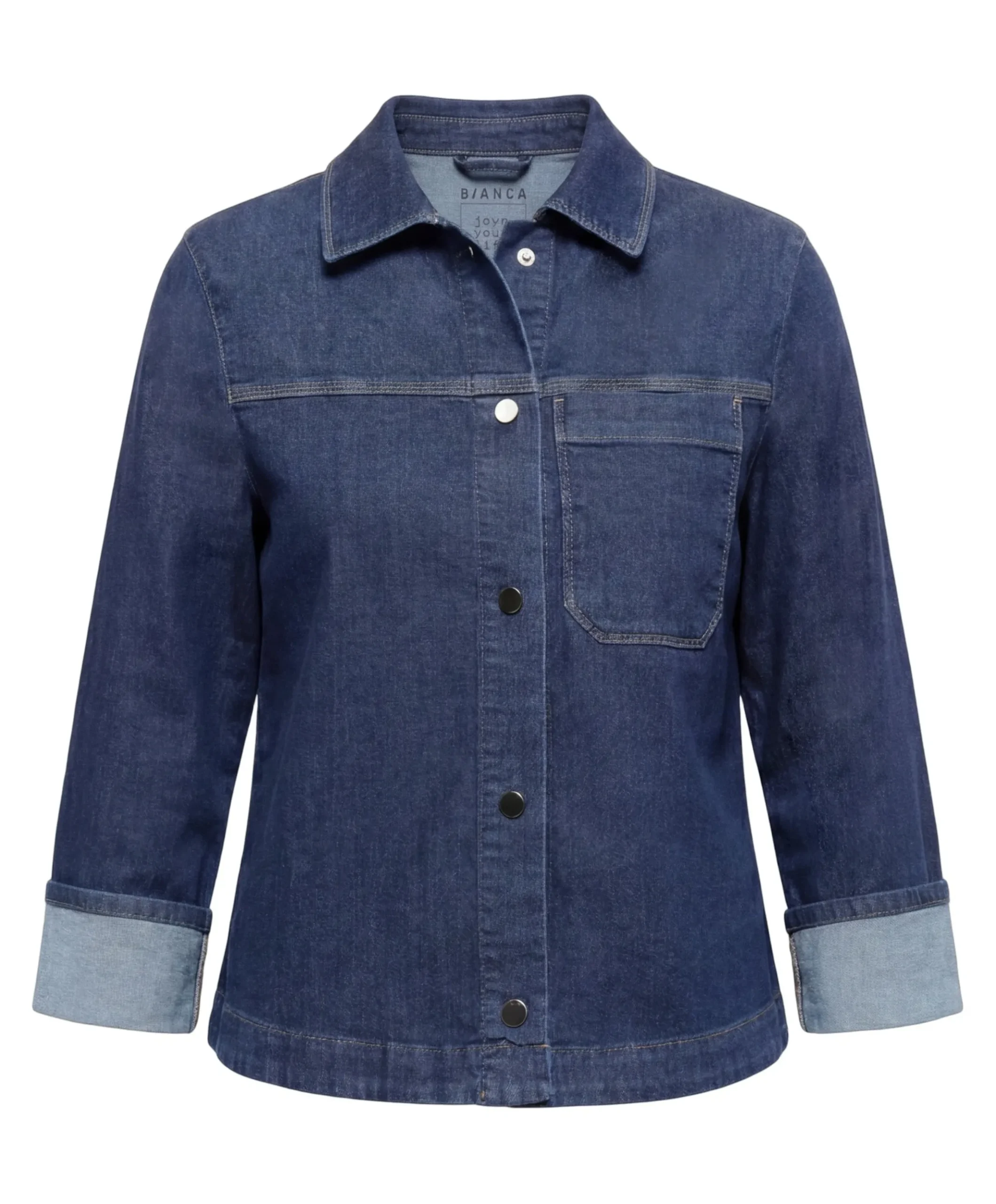 Dames blouse blauw