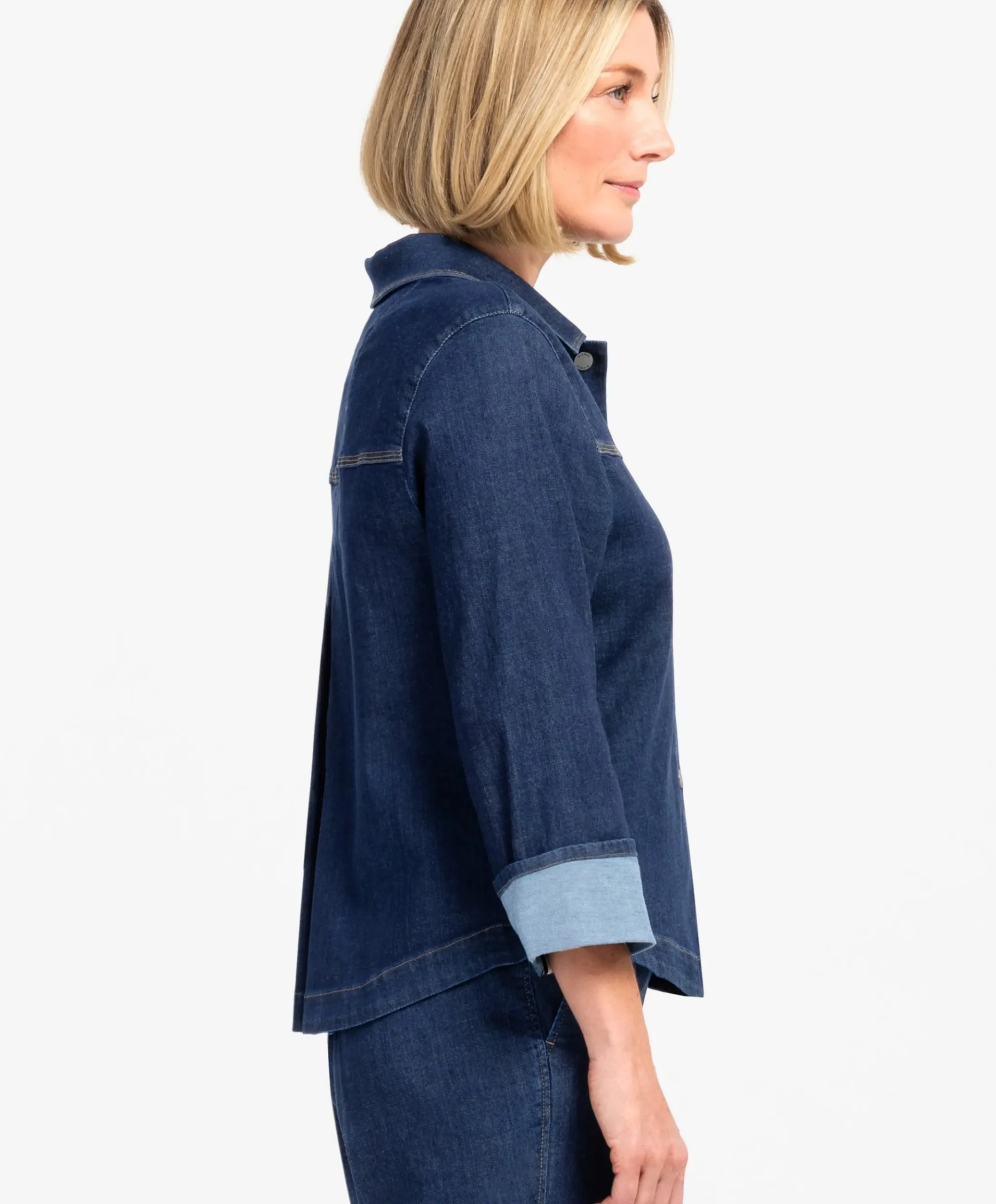 Dames blouse blauw