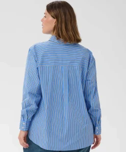 Dames blouse blauw