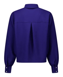 Dames blouse blauw