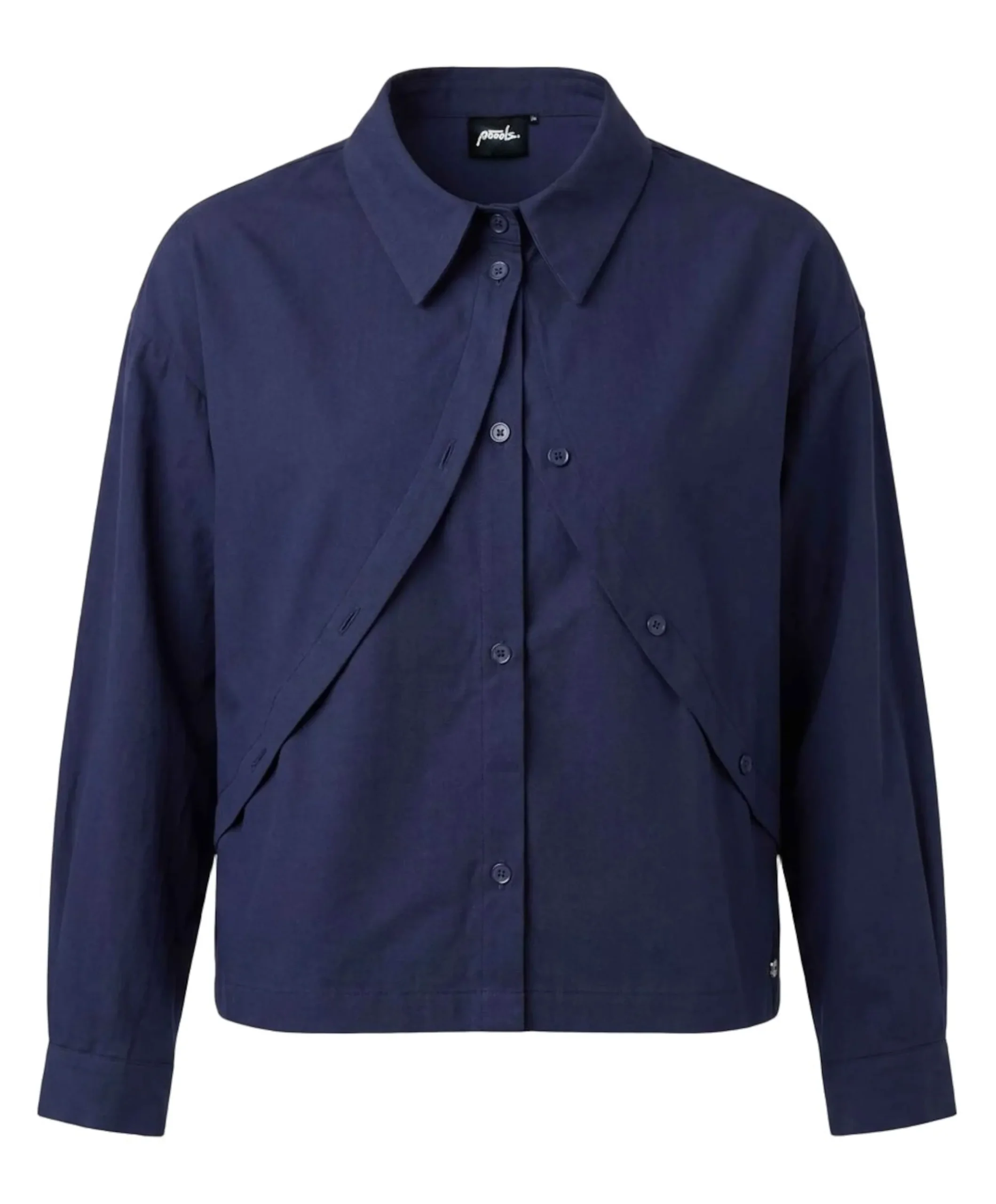 Dames blouse blauw