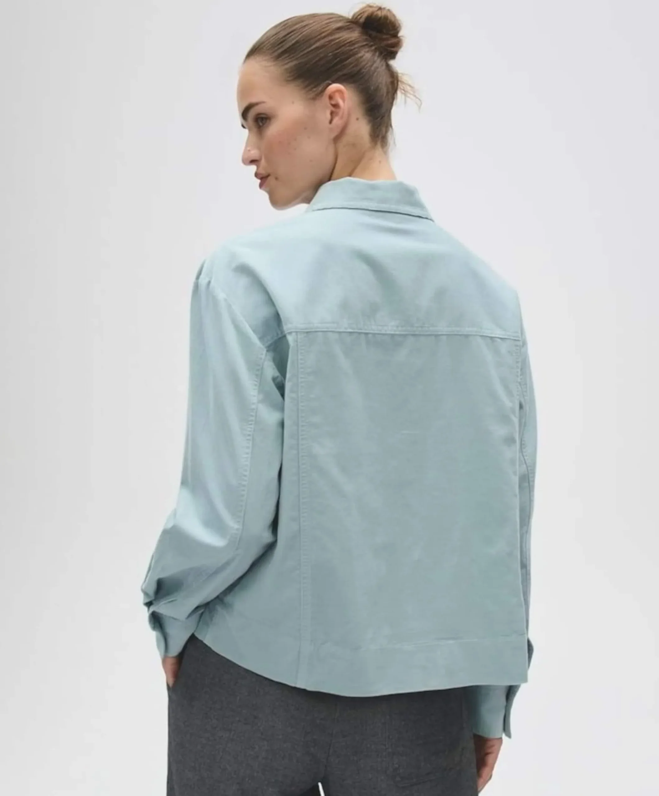 Dames blouse blauw