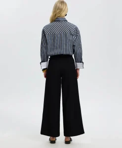 Dames blouse blauw
