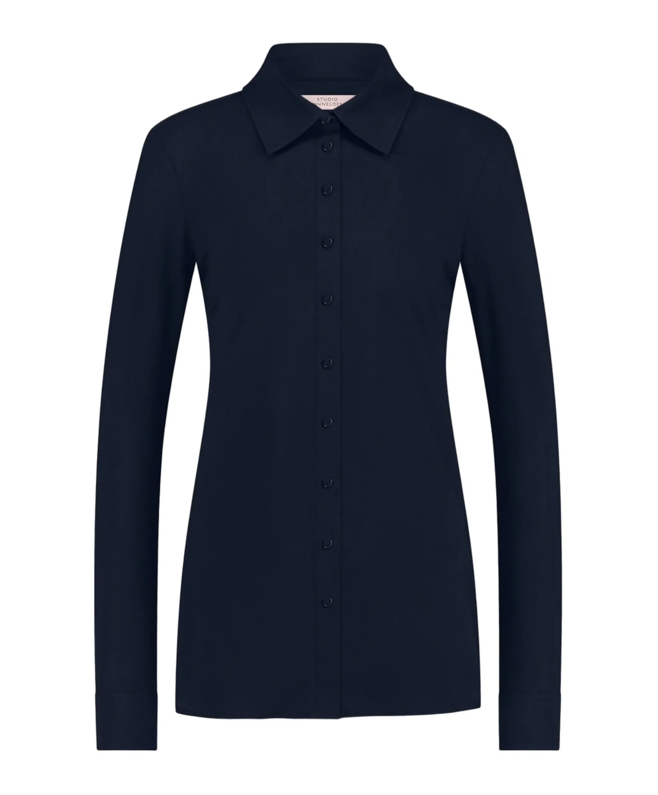 Dames blouse blauw