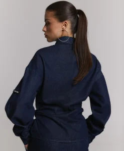 Dames blouse blauw