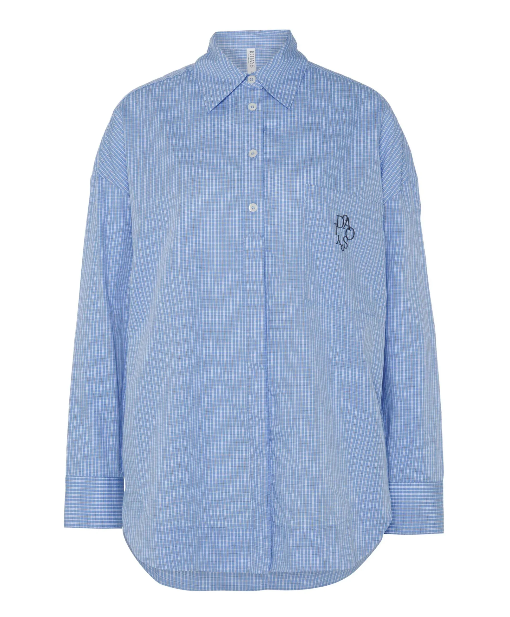 Dames blouse blauw