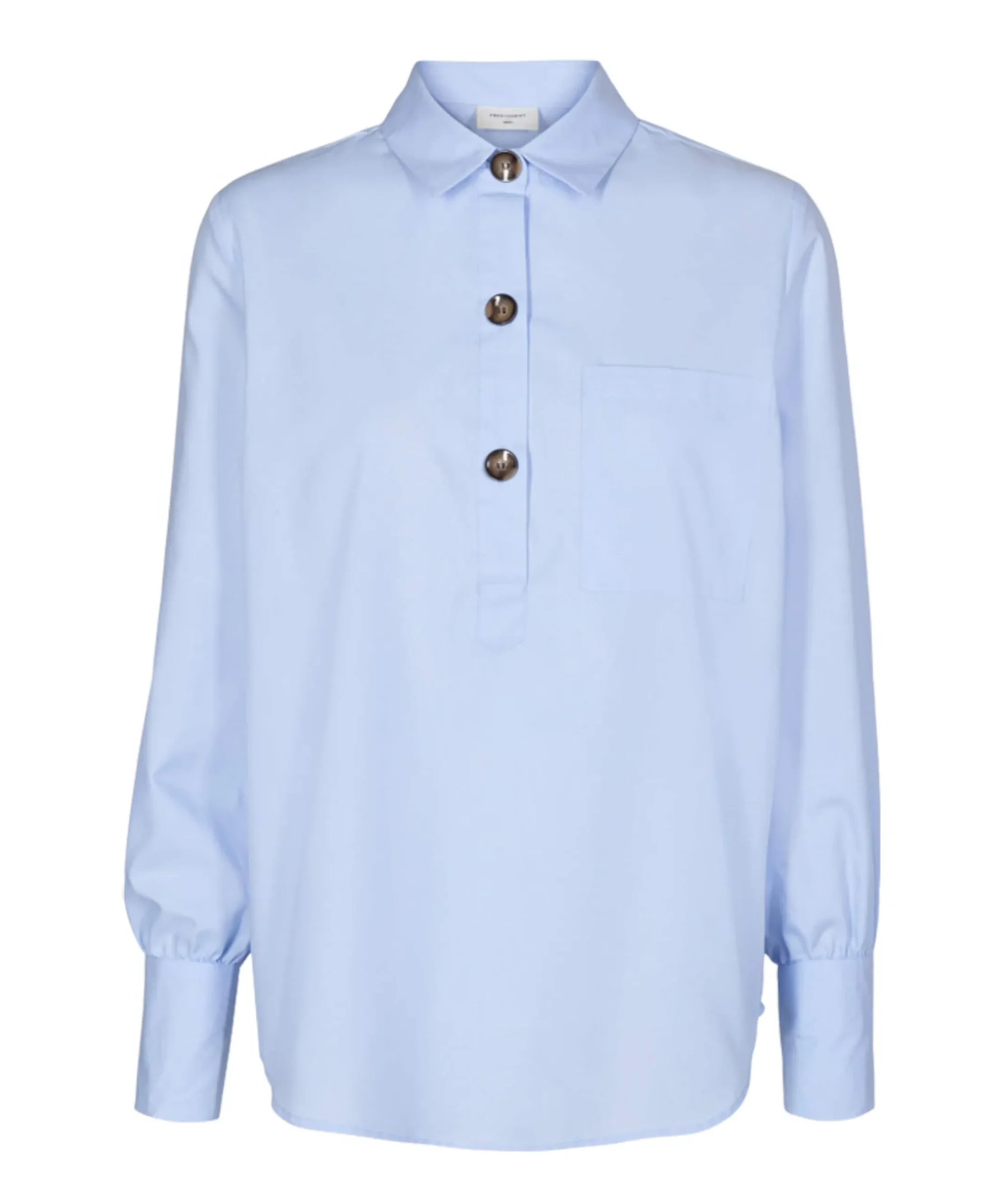 Dames blouse blauw
