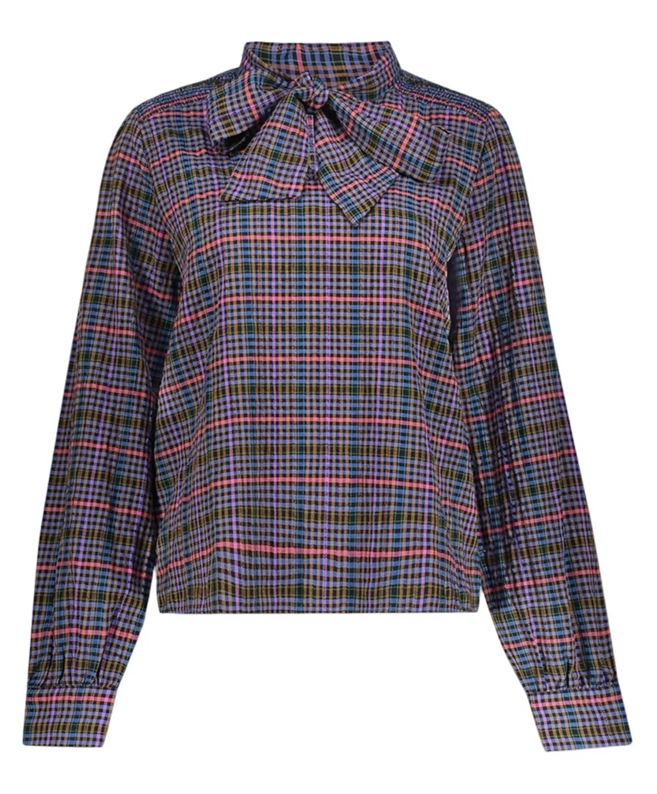 Dames blouse blauw