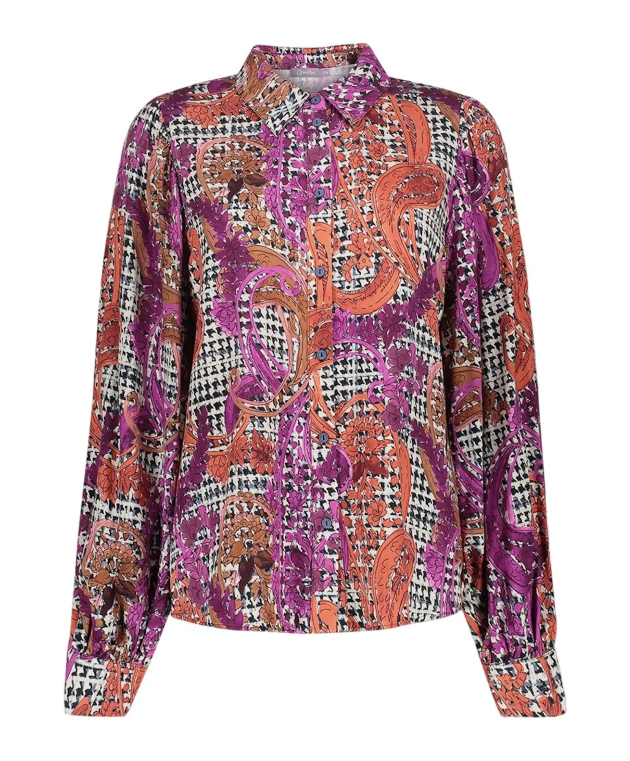 Dames blouse blauw