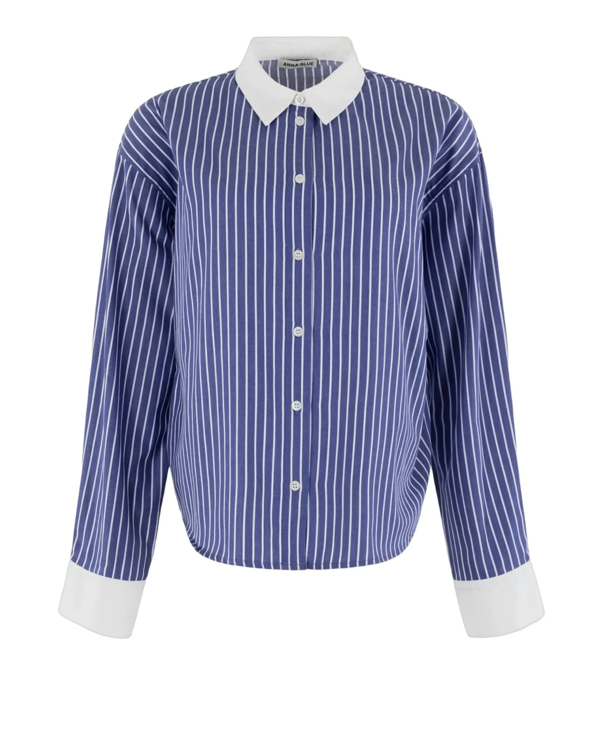 Dames blouse blauw
