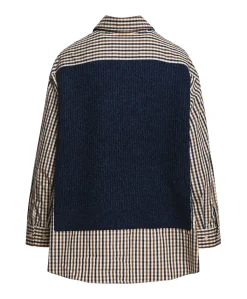 Dames blouse blauw