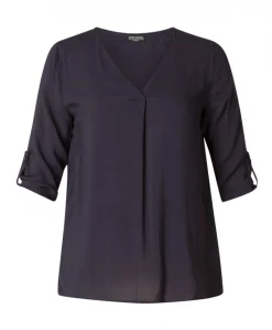 Dames blouse blauw