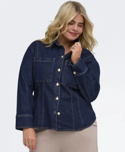Dames blouse blauw