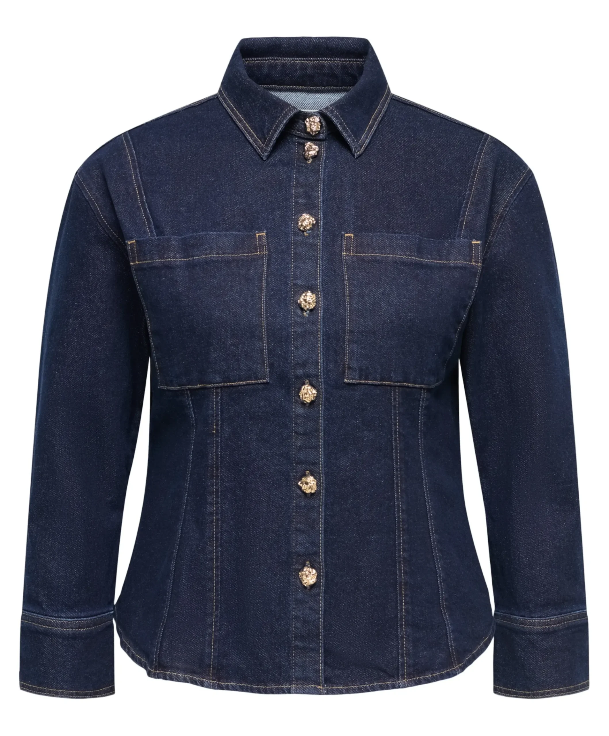 Dames blouse blauw