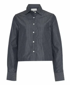 Dames blouse blauw