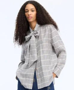 Dames blouse blauw