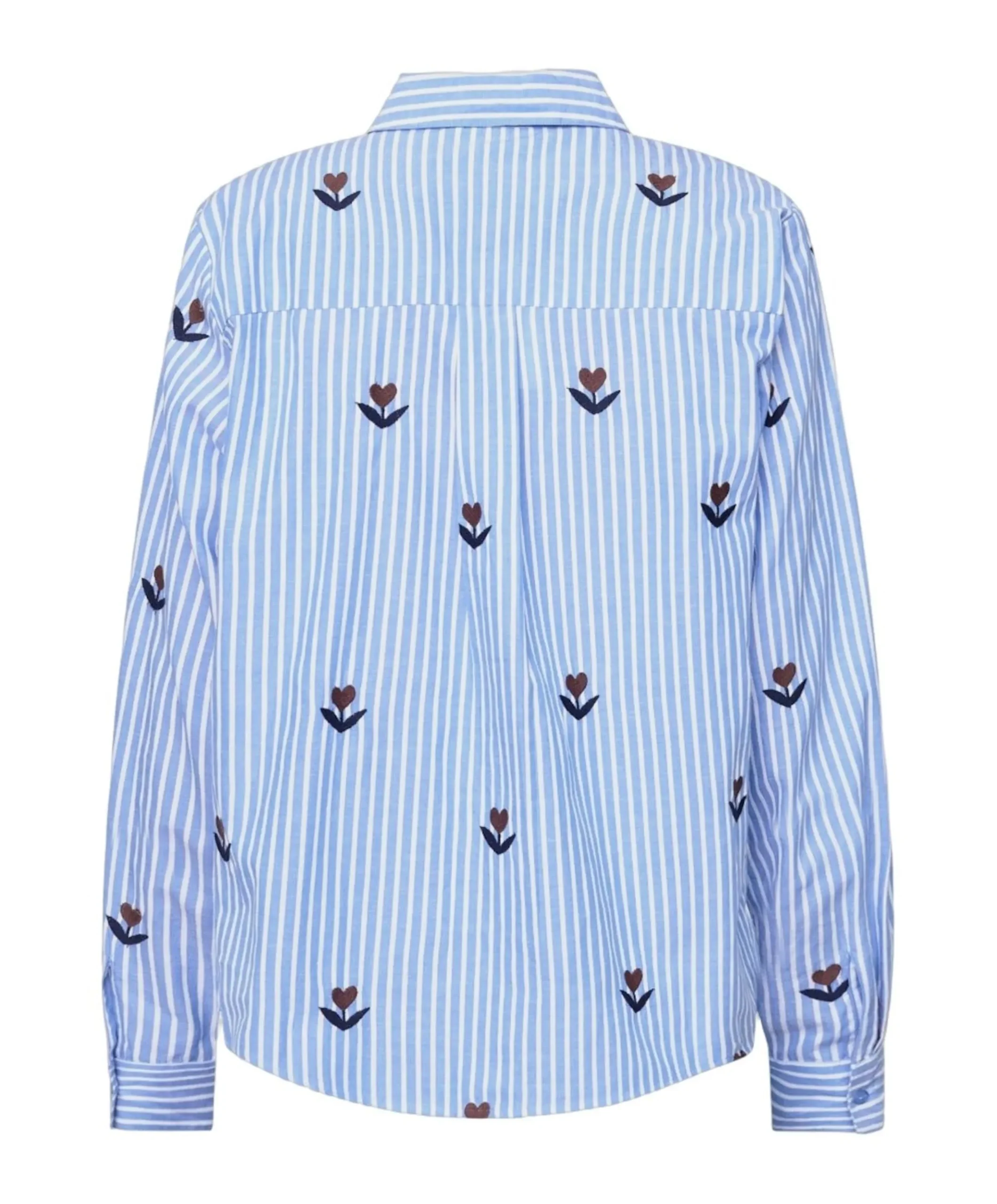 Dames blouse blauw