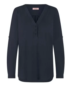 Dames blouse blauw