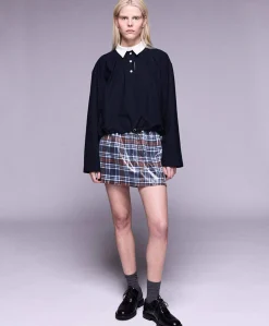 Dames blouse blauw