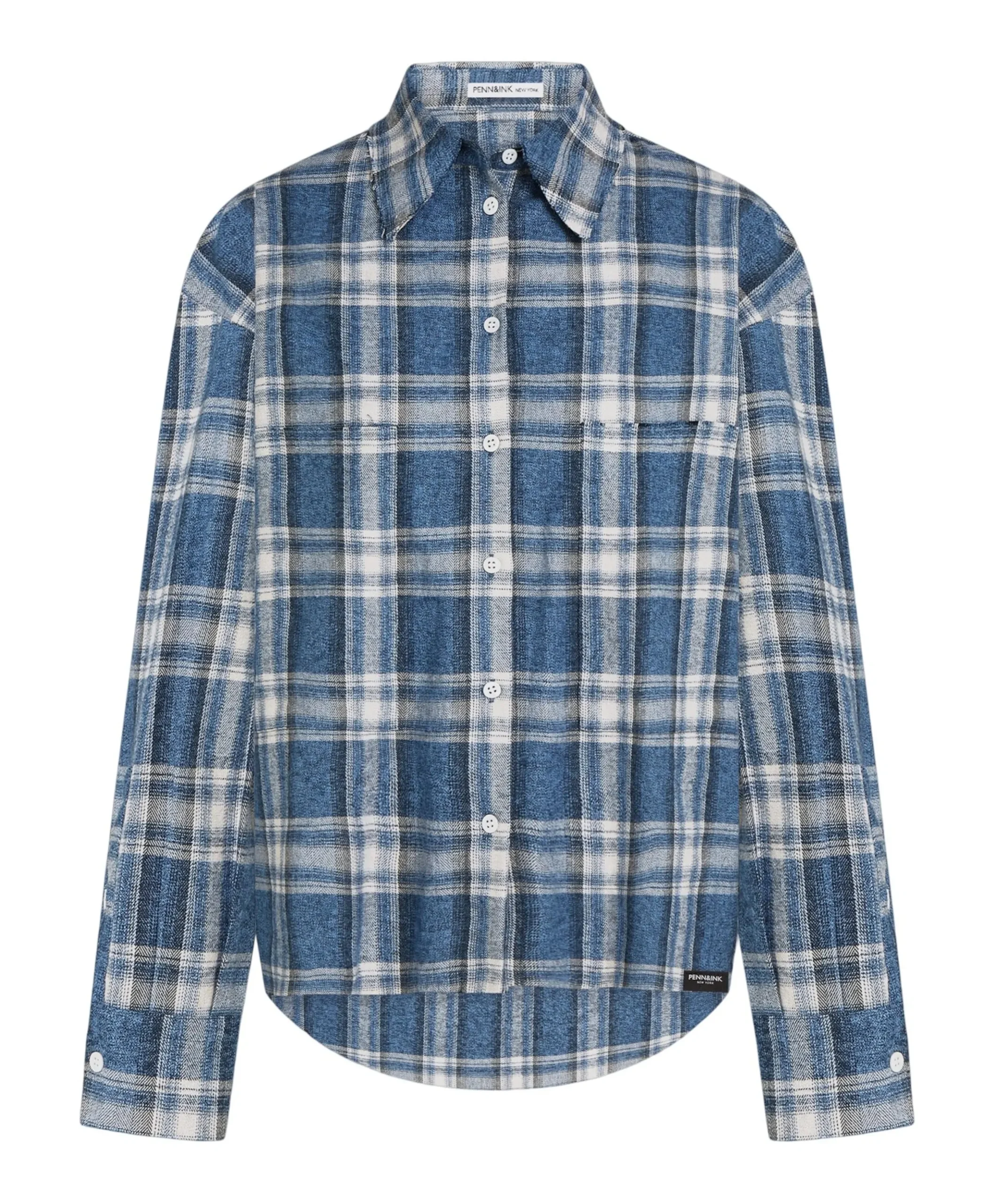 Dames blouse blauw