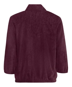 Dames blouse bordeaux