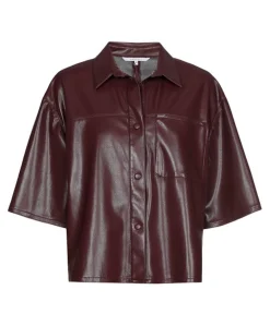 Dames blouse bordeaux