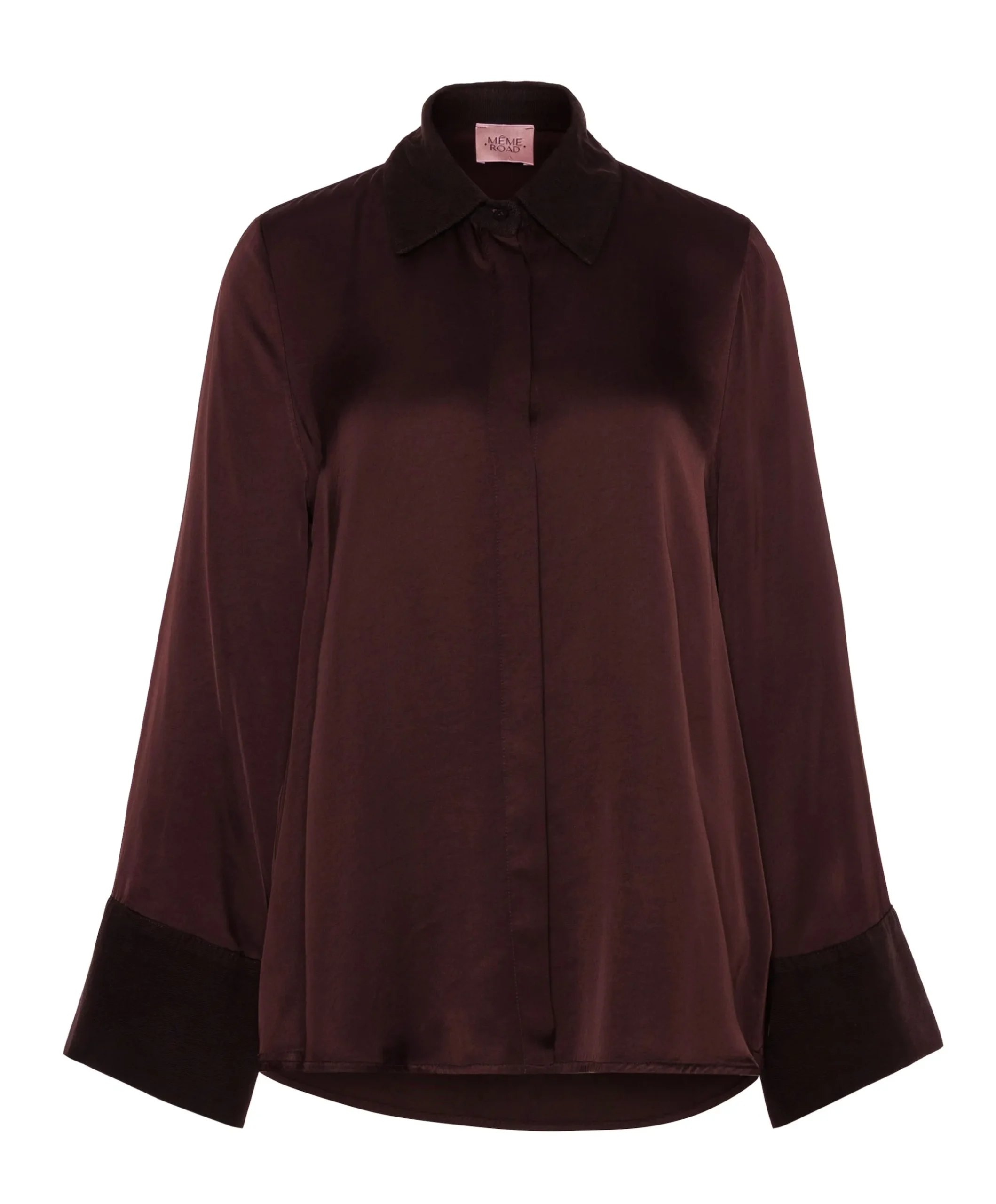 Dames blouse bordeaux