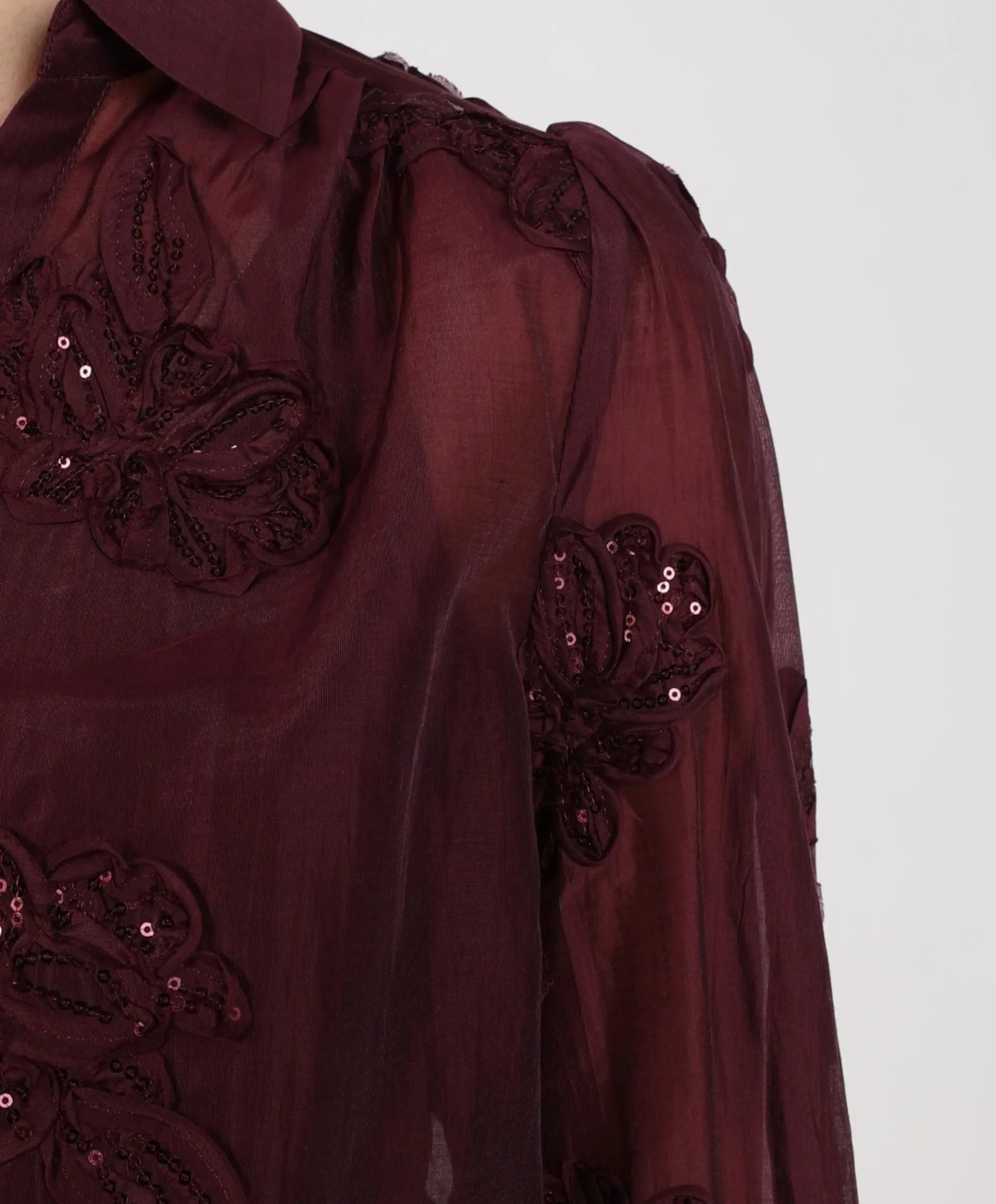 Dames blouse bordeaux