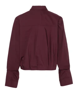 Dames blouse bordeaux