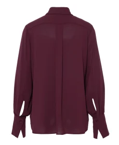 Dames blouse bordeaux