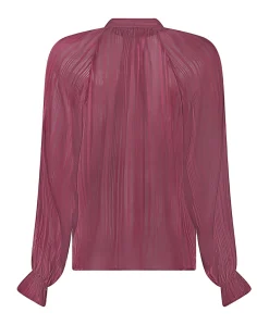 Dames blouse bordeaux