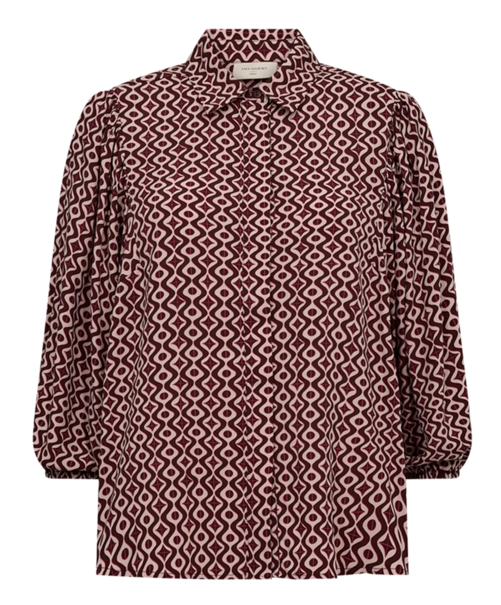 Dames blouse bordeaux