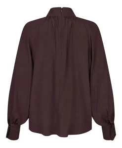 Dames blouse bordeaux