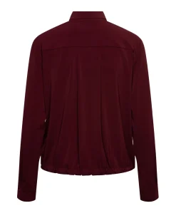 Dames blouse bordeaux