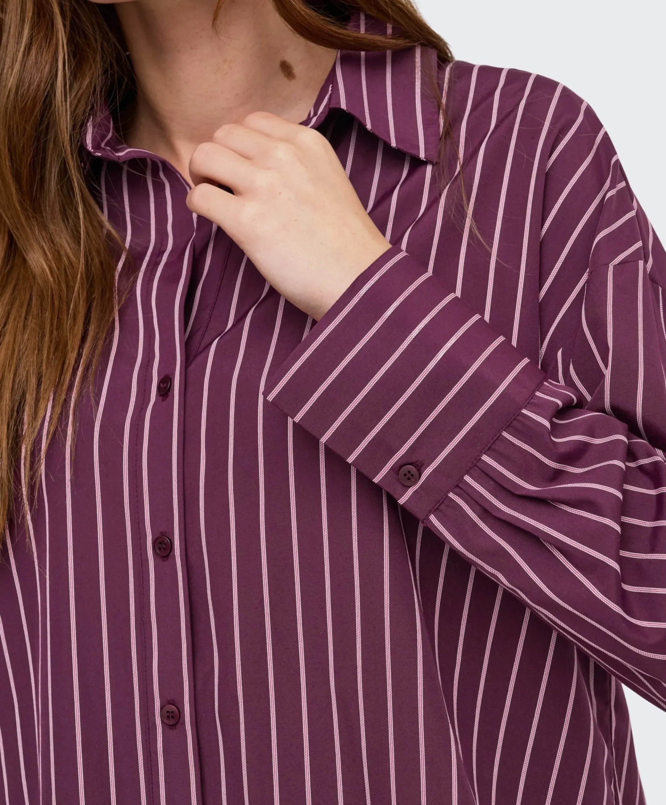 Dames blouse bordeaux