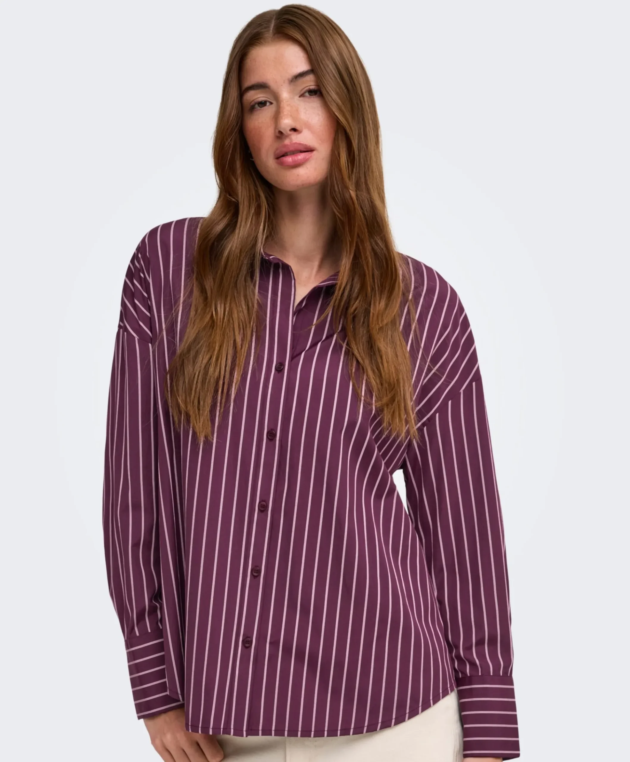 Dames blouse bordeaux