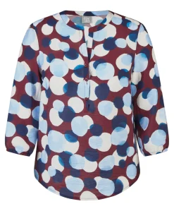 Dames blouse bordeaux