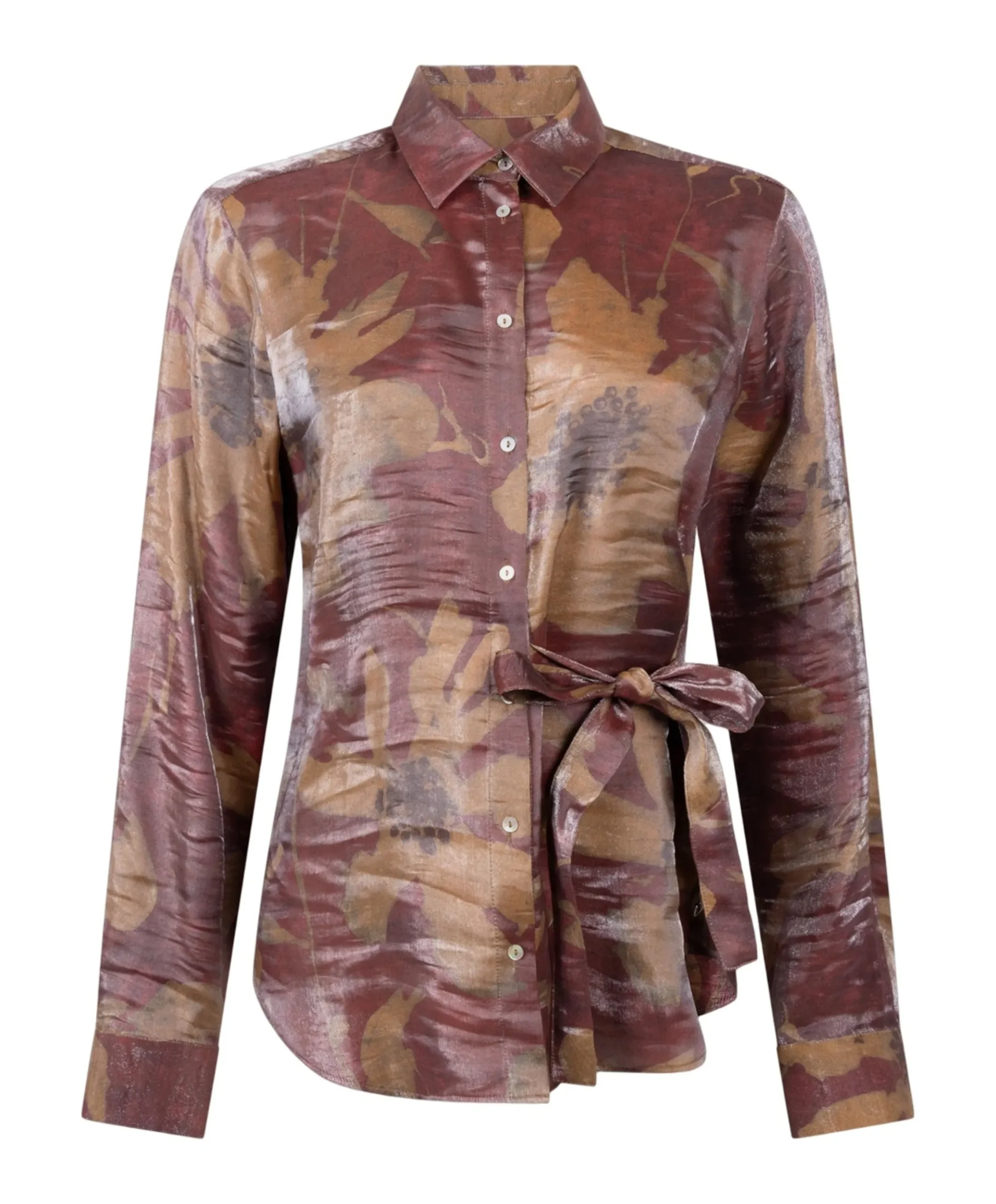 Dames blouse brique