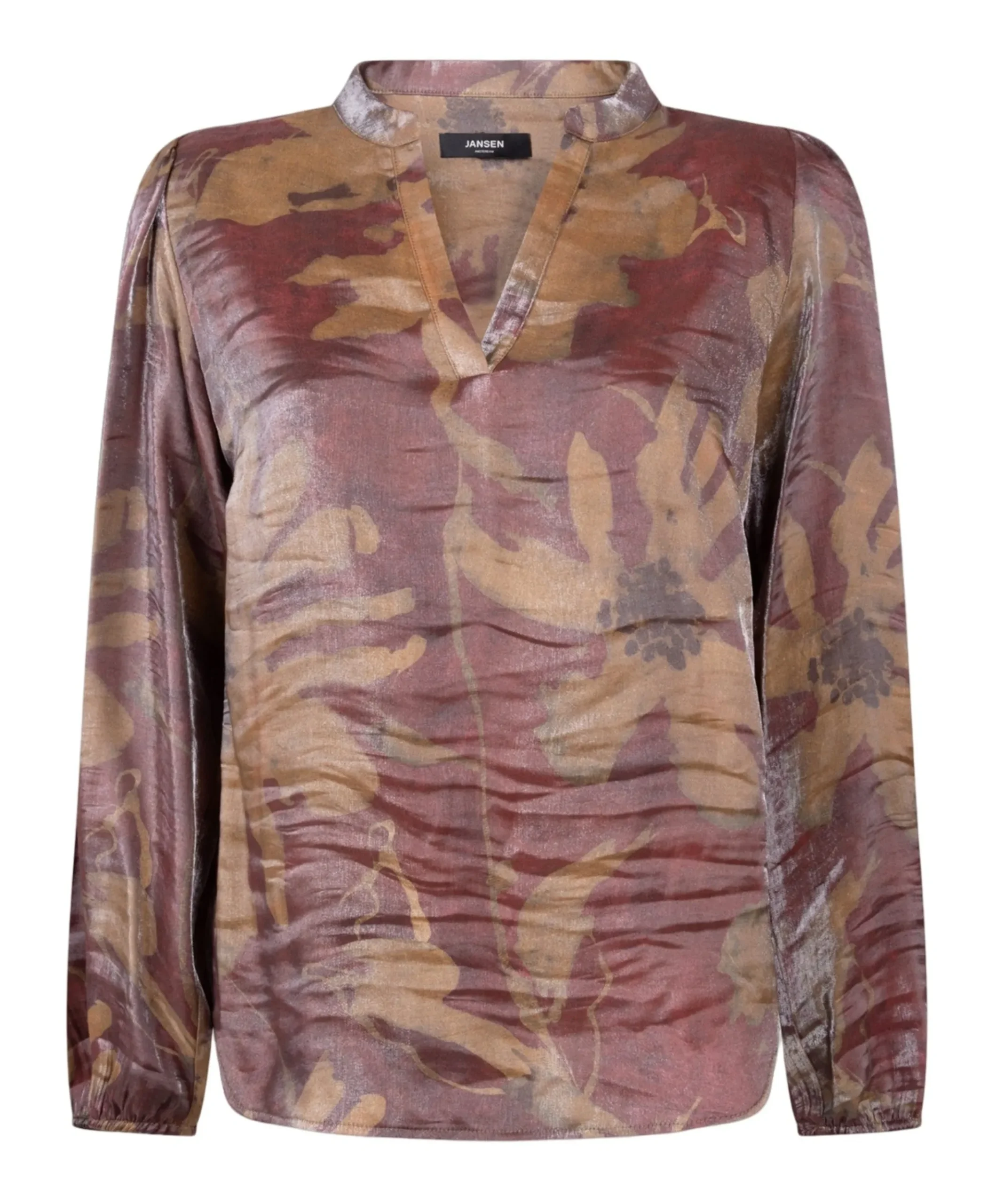 Dames blouse brique
