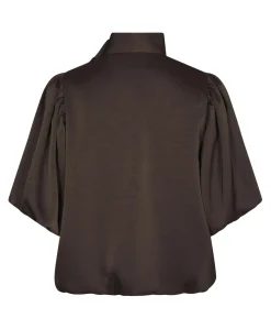 Dames blouse bruin