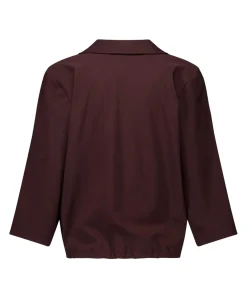 Dames blouse bruin