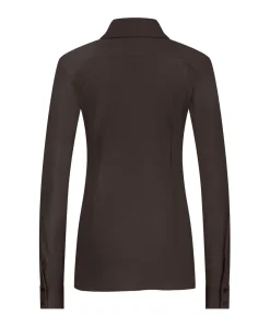 Dames blouse bruin